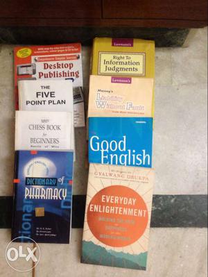 Books at very cheap prices. you can ask the price