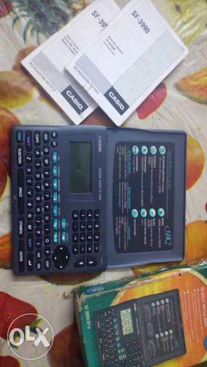 CASIO digital Diary 128 kb memory with calculator no battary