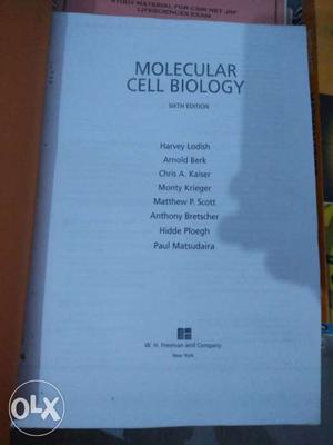 Cell molecular biology by lodis