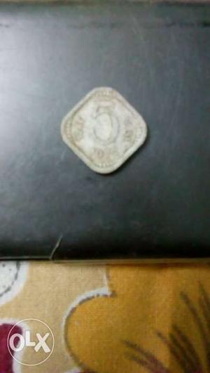 Diamond Shaped 5 Indian Coin