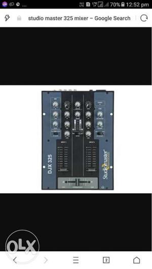 Dj mixer 2 channel for good condition.for 1 year