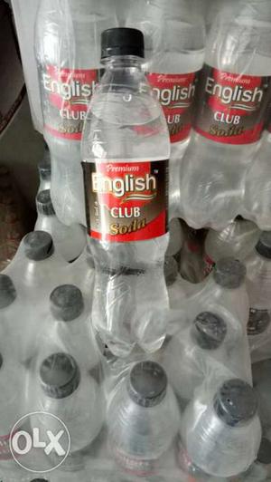 English Club Soda Bottle Lot
