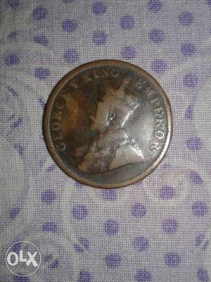 George V King Emperor coins