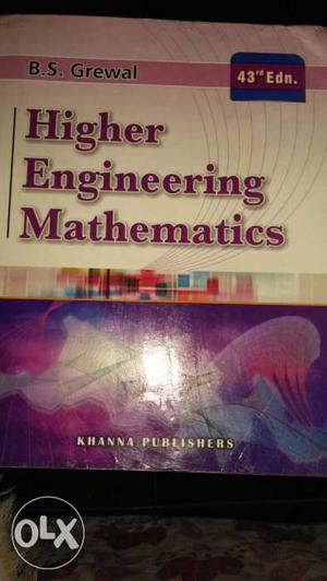 Higher Engineering Mathematics Khanna Publishers