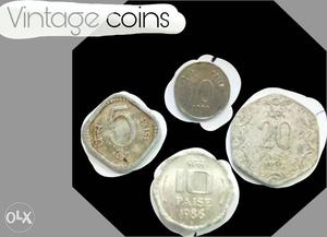 Indian vintage coins