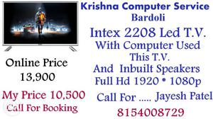 Low Price New Intex Led T.v. & Computer Used (1