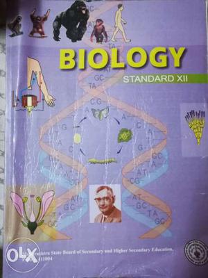 Maharashtra board Biology Standard 12 Book
