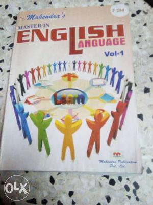 Master In English Language Vol-1 Book