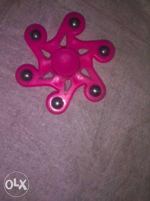 Pink 6-bladed Fidget Spinner