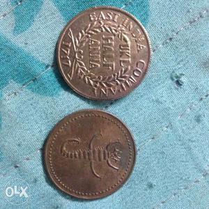 Pure copper coin
