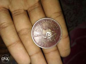 Queen Victoria Round Coin