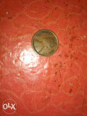 Queen Victoria precious coin of half paisa
