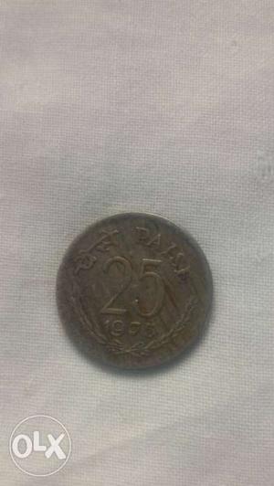 Round Silver Coin