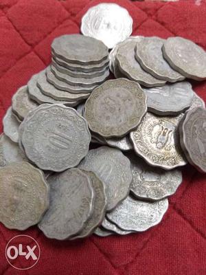 Scallop Silver-colored Coin Lot