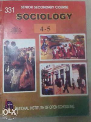 Sociology Textbook of Senior Secondary Course of NIOS
