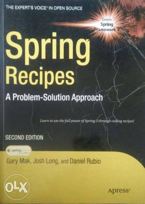 Spring Recipes Apress Covers 3.0 version.. Book