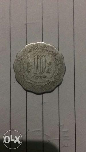 This is 10 paisa indian currency 19 th century