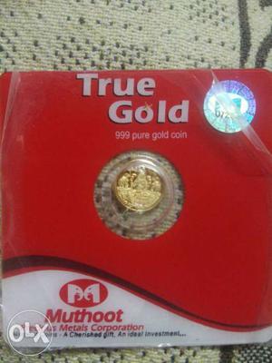 True Gold 999 Pure Gold Coin Box