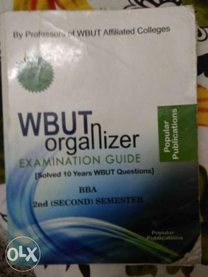 WBUT Organizer - 2nd Semester BBA