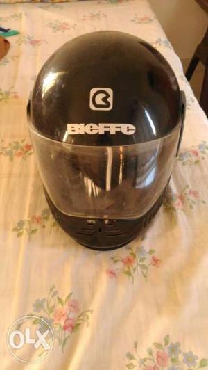 Black And White Bieffe Full-face Motorcycle Helmet