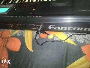 Black Roland Fantom Electronic Keyboard