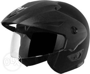 Black Vega Cruiser Half-face Helmet