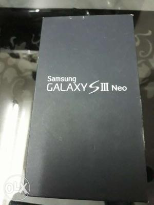 Galaxy S3 Neo 2 yrs old. Box, bill, charger,