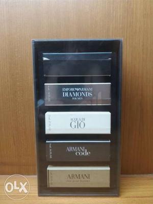 Giorgio Armani perfume set of 5.the product is