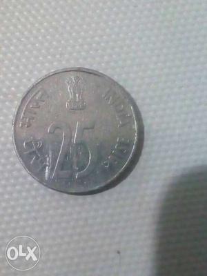 I want to sell my 25paisa coin year 