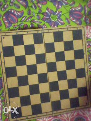 New wooden chess board