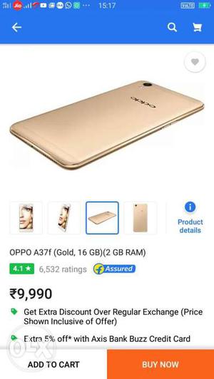 OPPO a37f good condition date 