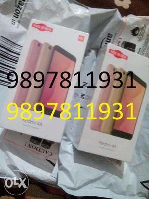 Redmi 4a 2gb/16gb Gold &grey Sealed Pack(delivery date