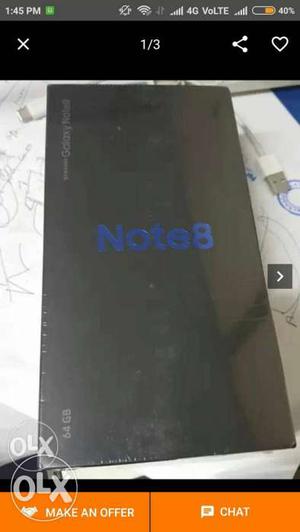 Samsung Note 8 sealed mobile just 2 days old with