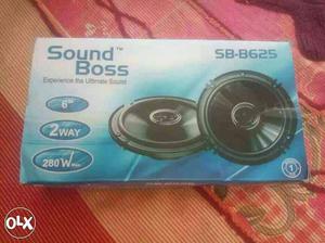 Sound boss 6"speaker subwoofer 2pcs new pcs seal