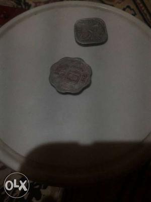Two Coin Collection 5 and 10 paisa