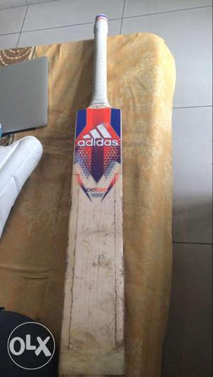 White Adidas Cricket Bat