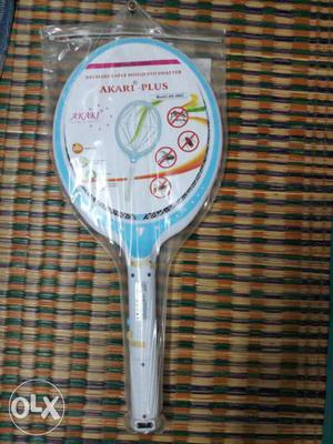 White And Blue Akari Electric Fly Swatter