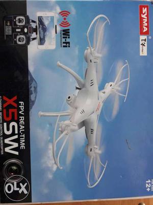 White Zyma Quadcopter Drone Box