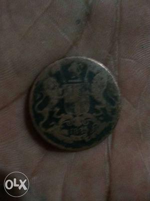  coin of 192 Year old (one quarter Anna)