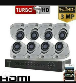 3MP Camera Complete CCTV System