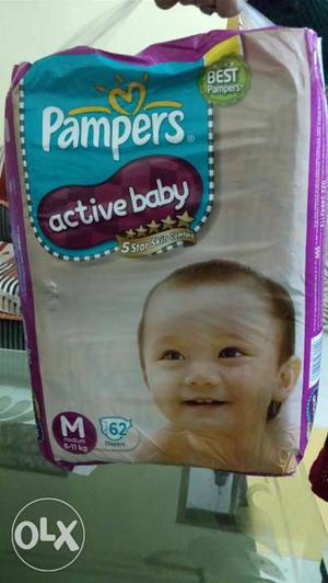 Baby diaper Medium 62 pieces for size 6-11kg