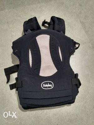 Baby's Beige And Black Babybag Breathable Carrier