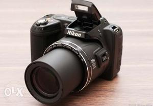 Black Nikon Bridge Camera