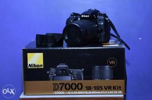 Black Nikon D DSLR Camera With Box