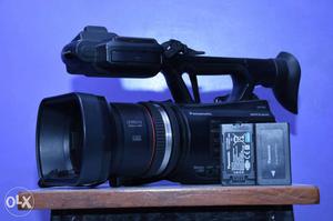 Black Panasonic Ag Ac90 Recording Camera