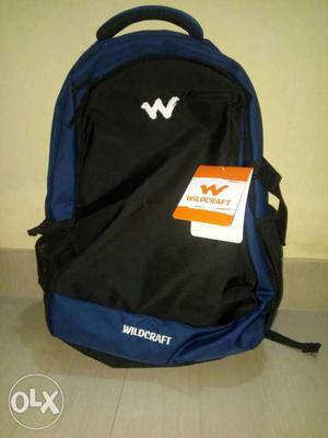 Blue And Black Wildcraft Backpack