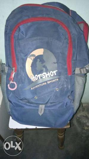 Blue And Red Hot Shot Backpack