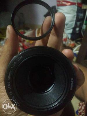 Canon 50mm 1:1.8 stm lens for sale.. hardly used