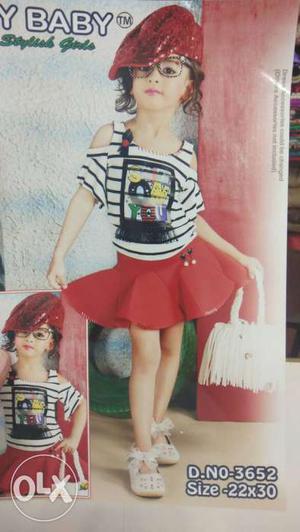 Children's Black And Red Mini Dress Outfit new pics
