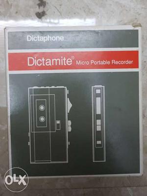 Dictaphone Dictamite Micro Portable Recorder Box